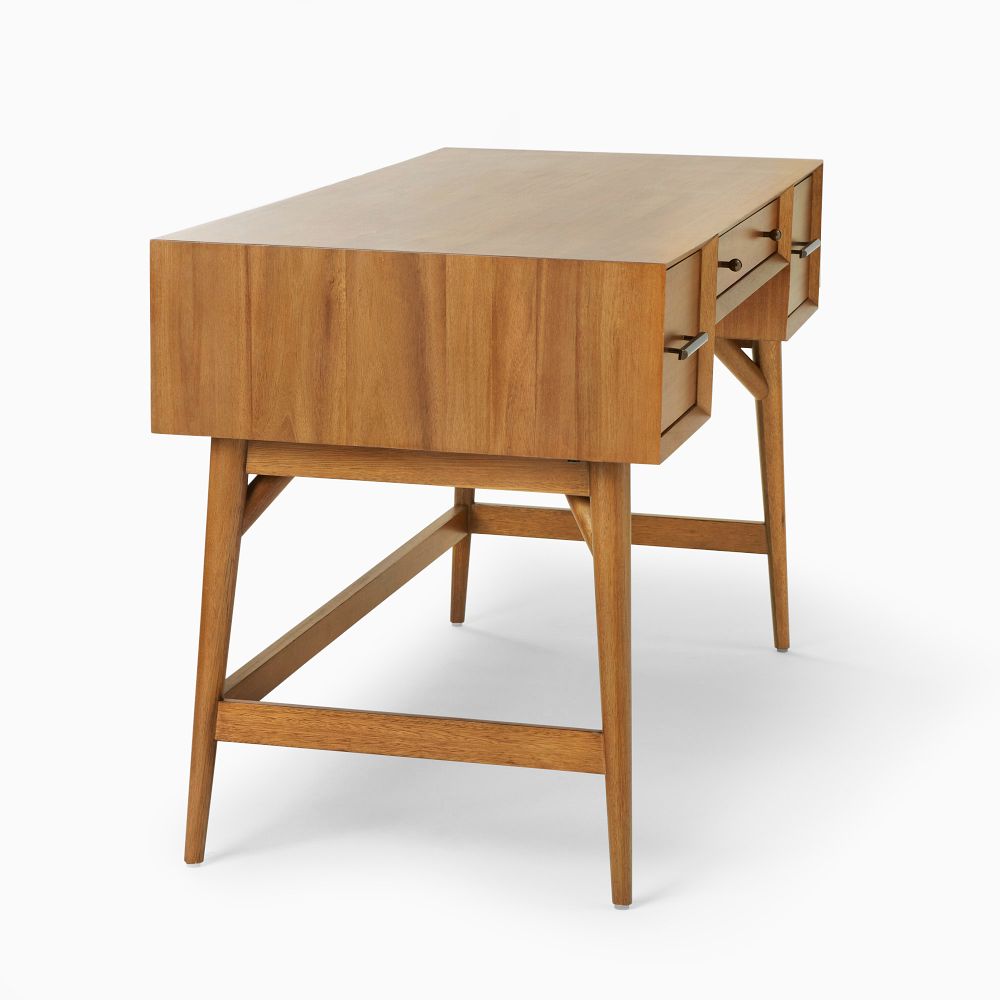 Mid-Century Modern Desk 132cm - Sustainable Vintage Design | West